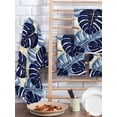 thumbnail image 2 of Blue Palm Leaves Hand Towels Set,Waffle Weave Kitchen Towels 3 Pieces,Farmhouse Summer Beige Tropical Plants Microfiber Hair Face Bath Tea Towel Absorbent Cleaning Dish Cloths,15.7"x23.6", 2 of 7
