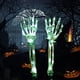 thumbnail image 3 of Ilumina Las Decoraciones De Halloween. Halloween Bones Hand Props Tamaño real para patio al aire libre Jardín Césped Verde, 3 of 4