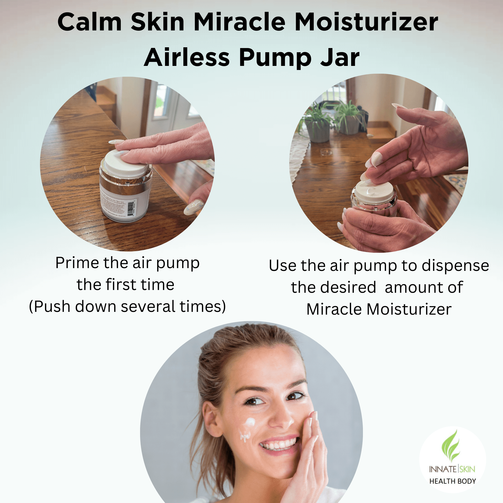 Innate Skin Miracle Moisturizer with Red Marine Algae, Cream, 2 oz