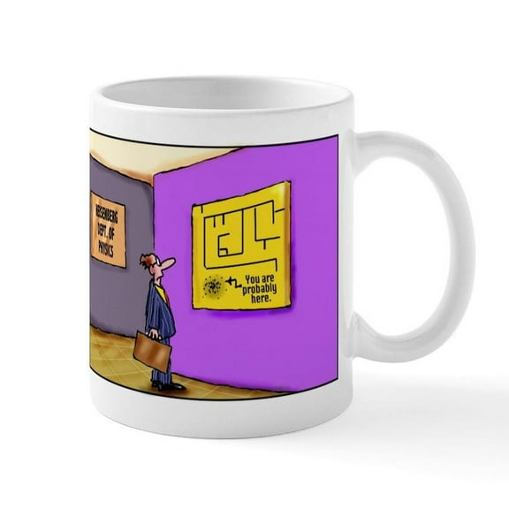 CafePress - Heisenberg Department Of Physics Mug - 11 oz Ceramic Mug - Novelty Coffee Tea Cup