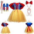 thumbnail image 1 of Disfraz de Anna y Elsa para niños y niñas, conjunto de ropa de Fiesta infantil, vestido de princesa Alice, para Halloween y Navidad Fivean unisex, 1 of 2