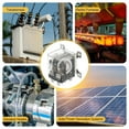 thumbnail image 7 of AC110V 40A Electromagnetic Relay, High Power Relay DPDT 2NO 2NC 8 Terminals Din Rail Mounting, 7 of 7