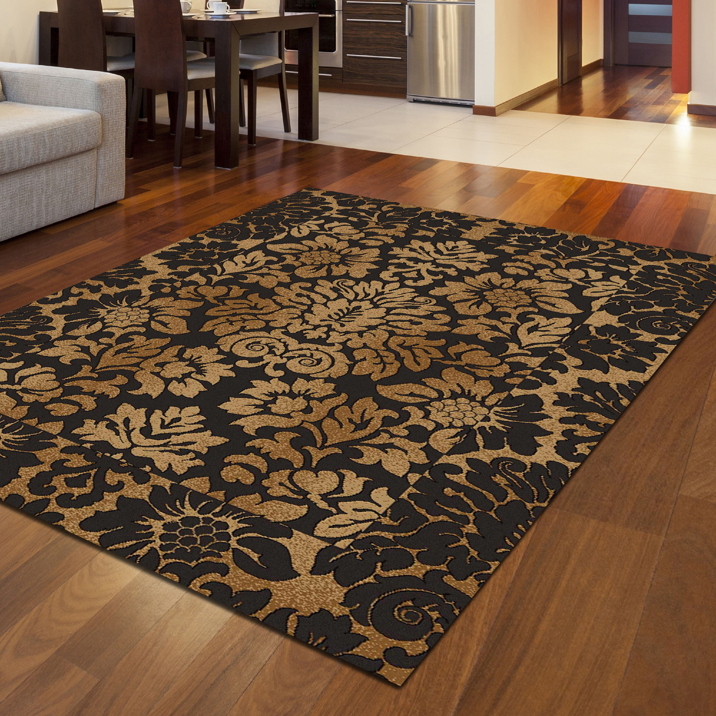 Radici USA Como 1717 Area Rug Brown/Gold