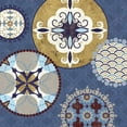 thumbnail image 2 of Charron, Veronique 12x12 White Modern Wood Framed Museum Art Print Titled - Mediterranean Blue III, 2 of 4