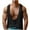 Black1, variant on fatyb Mens Tank Tops Bodybuilding Low Cut Workout Gym Tops Sleeveless Athletic Soft Muscle Tee Shirts