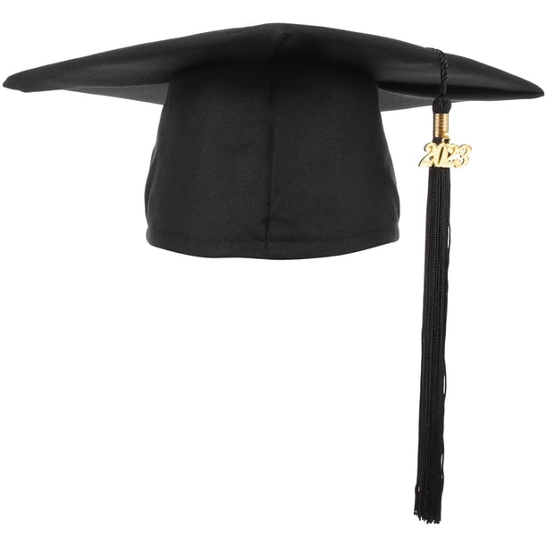 FELTECHELECTR Gorro de graduación de tela DIY, sombrero de graduación de tela, decoración para fotografía de fiesta de ceremonia de graduación
