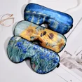thumbnail image 4 of Máscara de ojos con estampado de Van Gogh, máscara de ojos para dormir con sombreado de girasol, máscara de ojos portátil retro de alta belleza, parches para ojos al por mayor, 4 of 5