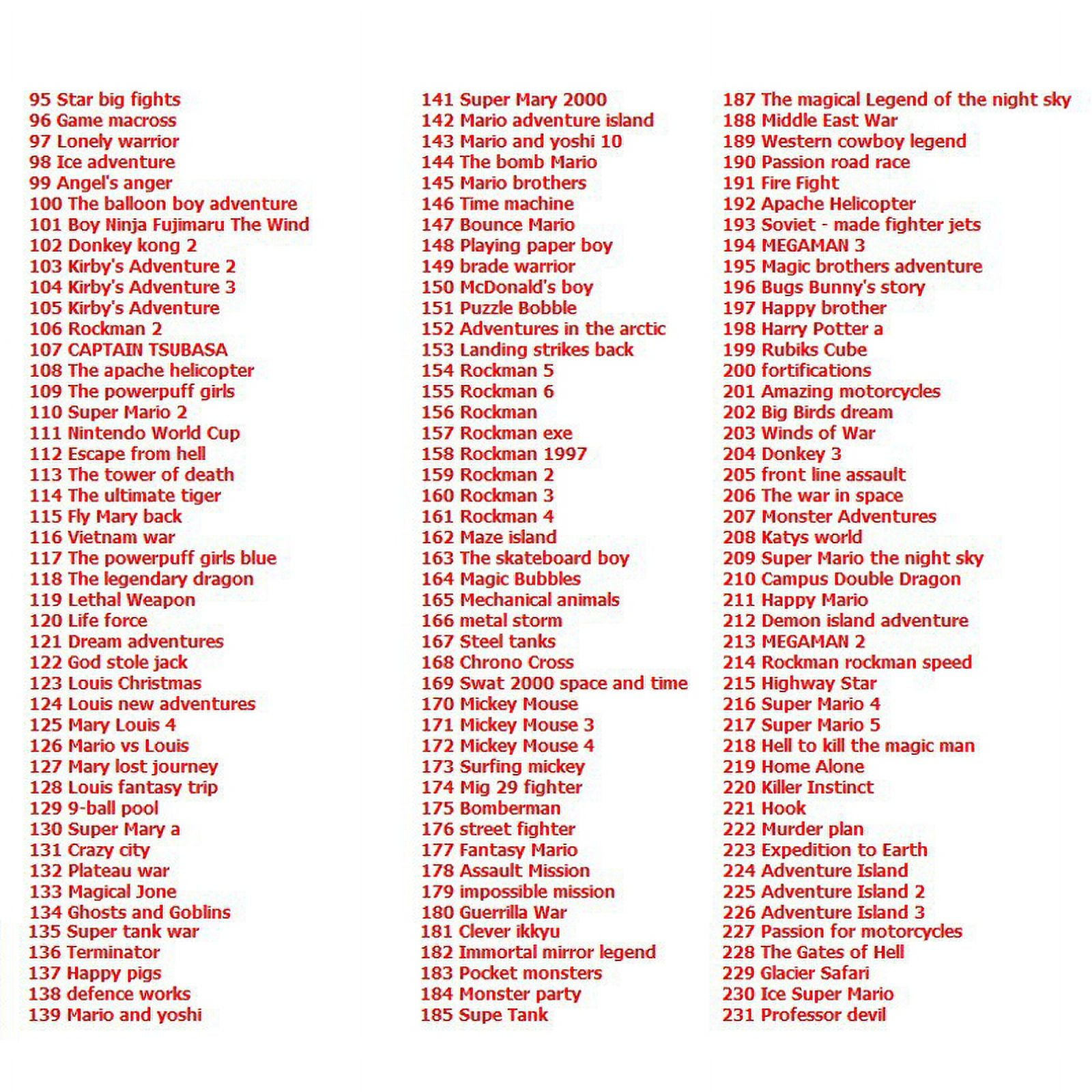 369 in 1 Game Boy Advance - Game Cartridge - Walmart.com