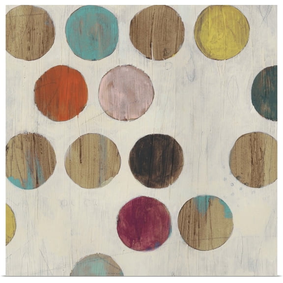 Great BIG Canvas | Rolled June Vess Poster Print entitled Dot Matrix II