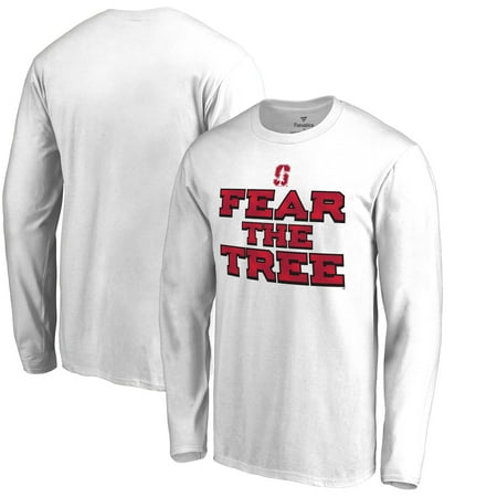 Stanford Cardinal Fanatics Branded Hometown Collection Fear the Tree Long Sleeve T-Shirt - White