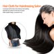 thumbnail image 2 of Delantal de peluquería, paño para el cabello para barbería, capa para cortar el cabello resistente al agua, paño para champú negro, 2 of 9
