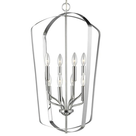 

Generation Lighting 5134908 Romee 8 Light 18 Wide Pendant - Chrome