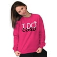 thumbnail image 5 of I Do Crew Funny Bachelorette Party Women Crewneck Sweatshirt Brisco Brands S, 5 of 6