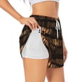 thumbnail image 3 of Lsque Bookshelves Printed Women's Running Shorts with Liner Pockets,Elastic Quick Dry Workout Athletic Gym Yoga Shorts,Womens High Waist Shorts-XX-Large, 3 of 9
