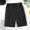 BlackShort, variant on Boys Cargo Pants with Pocket Cotton Solid Sweatpants Size 5-10