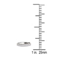 thumbnail image 5 of AoneJewelry 1/5 Ct Diamond Milgrained Wedding Band In Solid 10K White Gold, 5 of 5