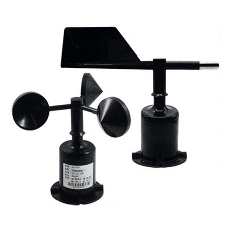 30M/S Polycarbon Wind Speed Direction Sensor Weather Station Outdoor 3 Cup Anemometers Output 0-5V