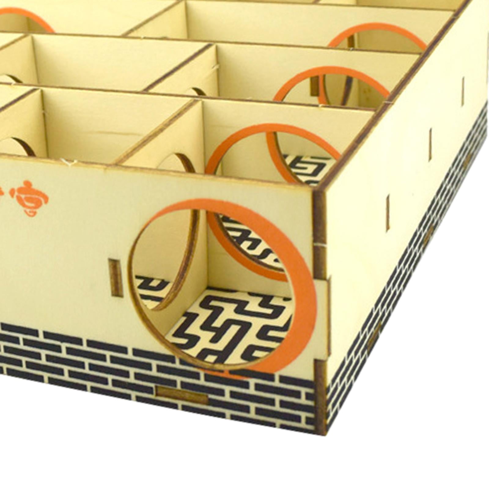 oshhnii Hamster Maze Activity Sport for Hamsters Gerbils Mice Playhouse Labyrinth Puzzle 20.8x19.8x6cm