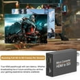 thumbnail image 5 of HDMI to SDI Converter 1080P Micro Converter Adapter HDMI input 2 SDI Output Auto Format Detection 3G-SDI, HD-SDI, SD-SDI Cable Loopout to HDMI Video Signal Converter Output Splitter Stereo Audio, 5 of 9
