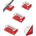 thumbnail image 1 of FrostHike Wire Clips [3 Sizes 50pcs]. Adhesive Wire Organizer Cable Holder Cord Management Command Clips for Office and Home (Clear), 1 of 5