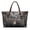 American Flag Deer, variant on Highland Cow Cross Print Top Handle Tote Bag for Women Lightweight Tote Bag Large Capacity Top Handle Satchel with Zipper for Shopping Work