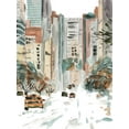 thumbnail image 2 of Wang, Melissa 25x32 White Modern Wood Framed Museum Art Print Titled - Winter Road III, 2 of 4