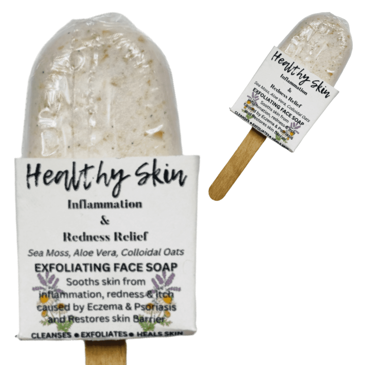 Anything Skins Exfoliating Soap Bar Eczema Psoriasis Sea Moss & Aloe