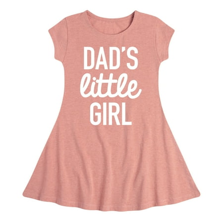 

Instant Message - Dad Set Little Girl - Toddler & Youth Girls Fit & Flare Dress
