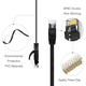 thumbnail image 5 of Cable de red de parche Ethernet RJ45 blindado plano Cat6, enchufe chapado, cables STP para enrutador de computadora de alta velocidad, red LAN Ethernet MFZFUKR 2035271-6, 5 of 9