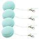 thumbnail image 4 of TEHAUX 4Ud Paños Limpiadores Para Pantallas Macaron Verde Claro Con Cordón Para Limpieza De Gafas Y Electrónicos, 4 of 8