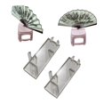 thumbnail image 2 of 2Pcs Acrylic Clear Fan Stands Elegant Acrylic Fan Organizers For Decorative Display And Multipurpose Home Office Use, 2 of 4