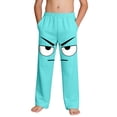 thumbnail image 1 of Casual Beach Pants for Women with Pockets Printed Drawstring 100%Polyester 1 Pc, 1 of 9