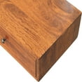 thumbnail image 6 of Lesuto Lunar 2 Drawer Chestnut Wall Mounted Console - Contemporary Style, Wood, 1 Drawers, 6 of 10