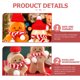 thumbnail image 2 of 20pcs mini hat mini bufandas artesanías de navidad sombrero de punto y bufanda navideño suministros de artesanía de bricolaje, 2 of 6
