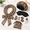 Leopard print-10 PCS (Eye Mask), variant on 10 Satin Heatless Curls Overnight Hair Curlers To Sleep In Curler Rollers No Heat Wrap For Headband 70" Curling Rod Set Women Lon