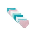 thumbnail image 2 of Just My Women's Plus Cotton Brief Panties, 8-Pack, 2 of 2