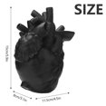 thumbnail image 2 of Heart Shape Heart-shaped Flower Container Vase Dried Body Sculpture Resin Elegant Vases Pots Home Decoration, 2 of 4