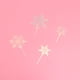 thumbnail image 4 of 12 piezas de acrílico adornos de decoración de pasteles de Navidad copo de nieve Cupcake Toppers selecciones para fiesta de año nuevo, 4 of 4