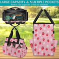 thumbnail image 4 of Strawberry Pine Print Garden Tool Bag with 10 Pockets Easy Access Garden Tote, 4 of 5