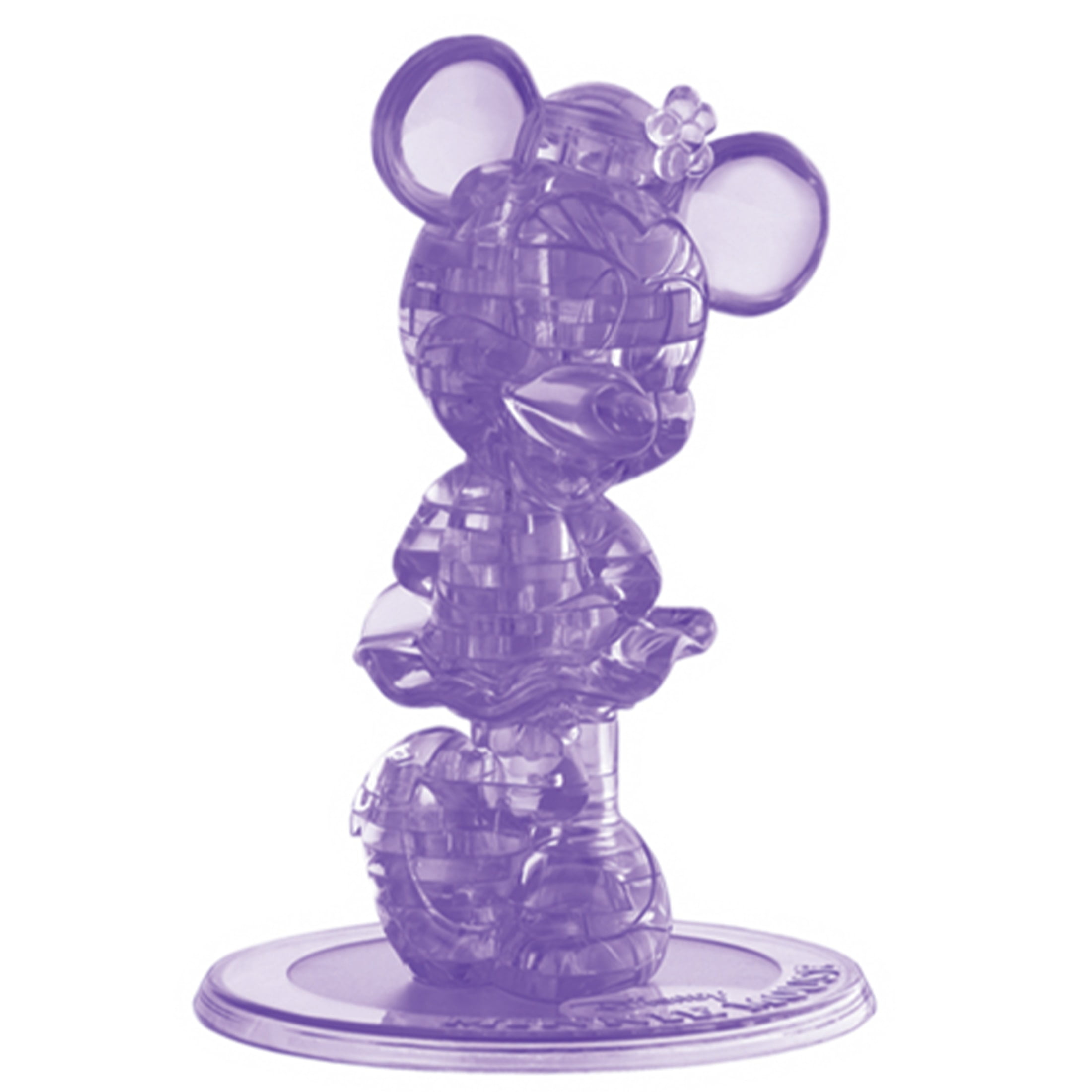 Level 1 Purple Disney Minnie Mouse Bepuzzled Original 3D Crystal Puzzle 