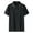 Black, variant on Business Shirts for Men Casual Collared Shirt Comfortable Work Tops with 3 Buttons Short Sleeve Tees