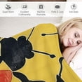thumbnail image 3 of Qinduosi Throw Blanket, Flannel Cute es Themed Stuffed Animal Orange Throw, Soft Nap Throw Blankets for Home, Office for Boys Girls Women Beetle Lovers Gifts, 3 of 6