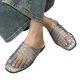 thumbnail image 5 of Mujeres Jelly Flats Se Desliza en Toboganes Malla para La Playa Verano Al Aire Libre (38) Azul, 5 of 9