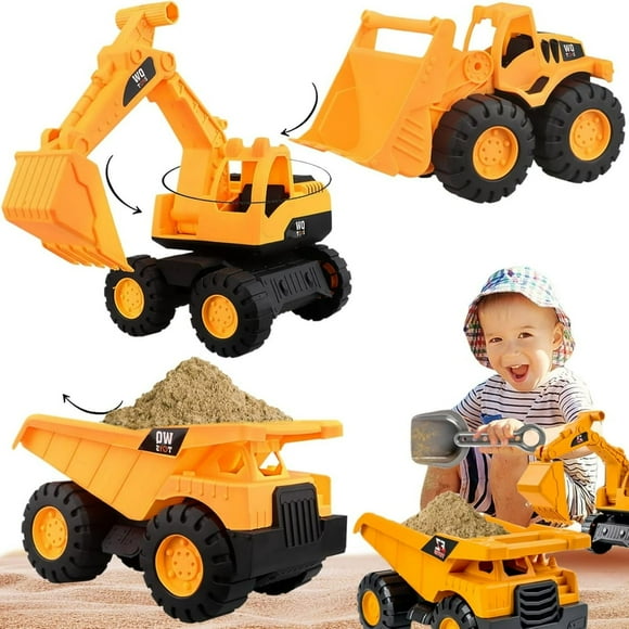 MesaSe construction machine truck toys backhoe and excavator vehicles with moving parts boys toys