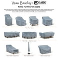 thumbnail image 6 of Classic Accessories Vera Bradley by Water-Resistant Patio Loveseat Cover, 58 x 33 x 32 Inch, Rain Forest Toile Gray-Color:Rain Forest Toile GrayMaterial, 6 of 6