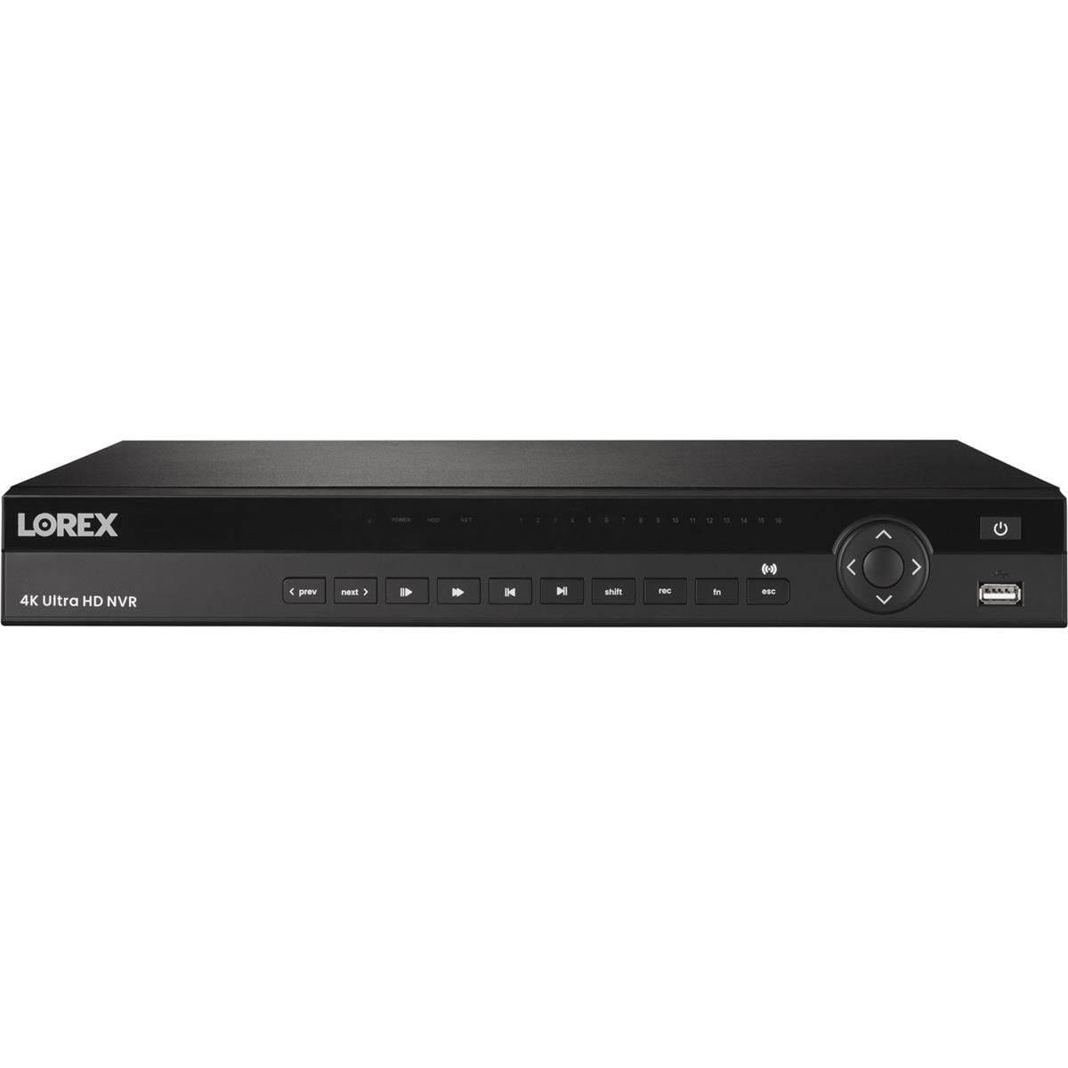 Lorex 16 Channel 8 Camera Indoor Outdoor Wired 3tb Nvr Surveillance System Black White Walmart Com Walmart Com