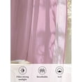 thumbnail image 6 of Sheer Curtains 84 Inches Long, Pink Greek Key Semi Sheer Curtains Light Filtering Window Treatment, Geometric Greece Ancient Farmhouse Geo Privacy Voile Drapes for Living Room Bedroom 52x84 Inch, 6 of 7