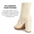 thumbnail image 5 of Journee Collection Womens Fauna Tru Comfort Foam Inside Zip Block Heel Booties, 5 of 6