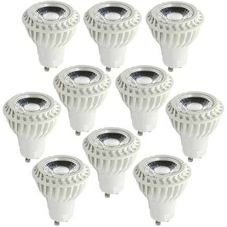

TORCHSTAR 10-Pack 5W COB GU10 LED Bulbs 50W Equivalent 2800k 440LM 30 Degree Beam Angle for Recessed Lighting Ceiling Fan Lighting Track Lighting