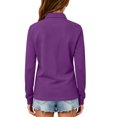 thumbnail image 7 of Abcomgle Girls School Uniform Polo Dress Long Sleeve Pique Polo Shirt with Collar Button Up Kids Uniforms for Girls Moisture-Wicking Lightweight Girls Pullover, 7 of 7